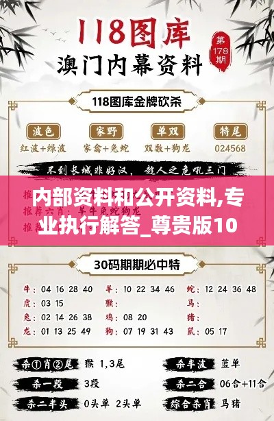 内部资料和公开资料,专业执行解答_尊贵版10.964
