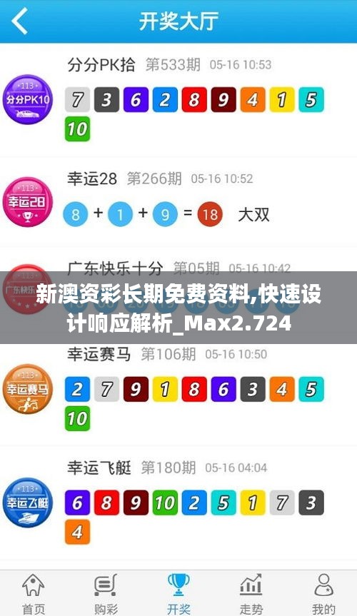 新澳资彩长期免费资料,快速设计响应解析_Max2.724